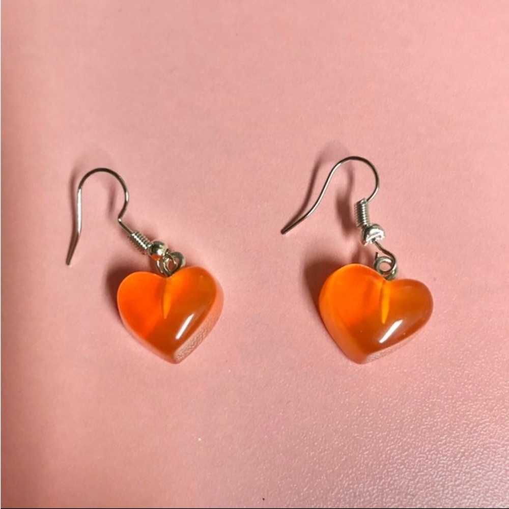 4/$10!!Heart earrings